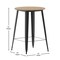 Flash Furniture 30 RD Bar Top Table Brown Poly Top/Black Frame JJ-T14623H-76-BRBK-GG - alternate 7